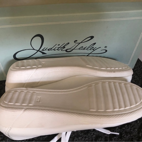 Vintage New Judith Lesley white Leather Nurse Shoes - Picture 6 of 6